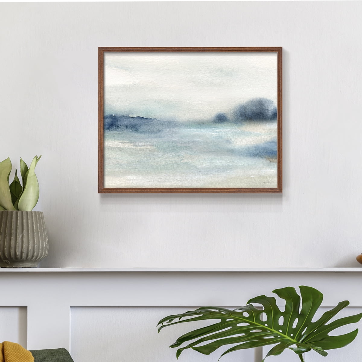 Simply Soft Morning by Carol Robinson - Restickable Framed Giclée Print