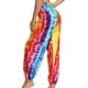 thumbnail image 3 of Gibobby Pantalones deportivos Mujer Hippie Bohemio Palazzo Yoga Scrunched Bottom Tie Dye Harem Pantalones Mujer Tie Dye Harem Pantalones(F， Talla única), 3 of 5