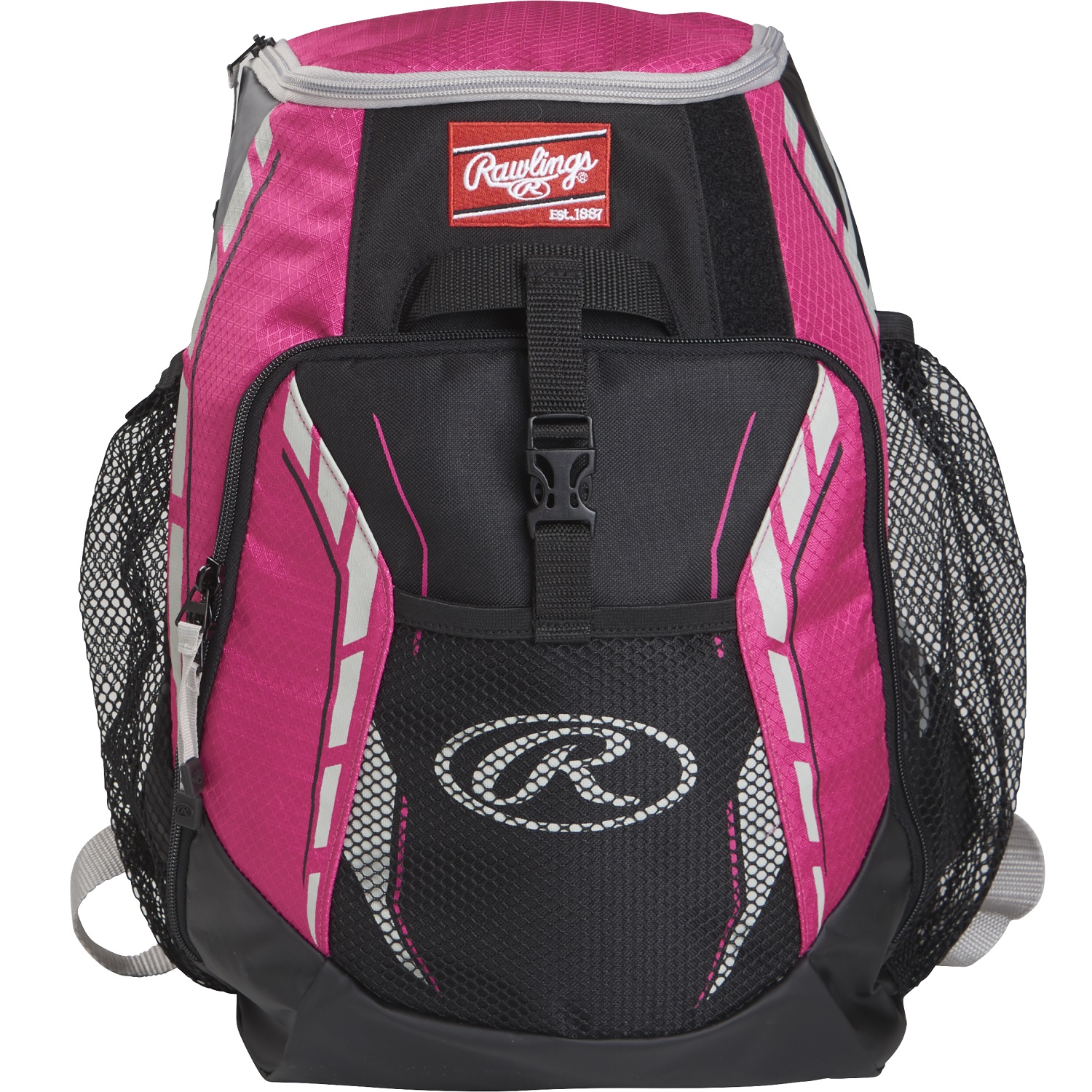 Rawlings R400 Baseball Youth Backpack | Neon Pink | Any - image 2 of 2