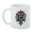 thumbnail image 3 of Hazard To Your Health Caduceus Biker Motorcycle Chopper White Mug, 3 of 5