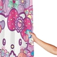 thumbnail image 3 of Hello Kitty Shower Curtain, Waterproof Bathroom Shower Curtains, Washable Cloth Shower Curtain With 12 Hooks, 72 "W X 72" L, 3 of 9