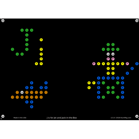 Alphabet Letters, Lite Brite Refills, 12-Pack - Not Compatible with Light Brite Ultimate Classic
