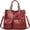 Wine Red, variant on CoCopeaunts Women's Satchel Handbags Tote Shoulder Bag Retro Multiuse Elegant Date Formal Work Bag Large Capacity Crossbody Bags Purse