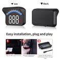 thumbnail image 4 of Pantalla HUD universal M6S para automóvil, velocímetro, tacómetro, voltaje de velocidad, proyector de pantalla LED para automóvil y camión, fácil de usar, 4 of 5
