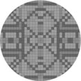 thumbnail image 1 of Ahgly Company Machine Washable Indoor Round Transitional Ash Gray Area Rugs, 7' Round, 1 of 7
