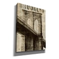 thumbnail image 2 of Epic Graffiti 'Vintage NY Brooklyn Bridge' by Michael Mullan, Canvas Wall Art, 18"x26", 2 of 3