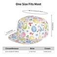 thumbnail image 6 of Balery Baseball Cap Flat Bill Hats for Men Adjustable Size for Running Workouts and Outdoor Activities All Seasons Dad Hat(Easter Egg3 ), 6 of 9