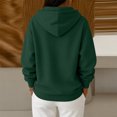 thumbnail image 5 of Women's Oversized Hoodies Drop Shoulder Fleece Long Sleeve Hooded Sweatshirts Fall Winter Causal Solid Pullover Hoodies, M, 5 of 6