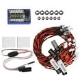 thumbnail image 1 of Kit de iluminación LHCER Luz de flash de simulación de modelo RC para HSP CC01 1/10 1/8 RC Car, 1 of 8