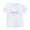 White, variant on Ahuyic Kids Summer Short Sleeve Tops,Summer Casual Tops for Kids,Girls' Fashion Casual Letter Printed Round Neck Short Sleeve Top