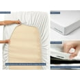 thumbnail image 6 of Delara 400TC Organic Cotton Full Sheet Set, GOTS Certified, Ultra Soft Long Staple, Deep Pocket, Breathable & Silky, Dark Grey, 6 of 8