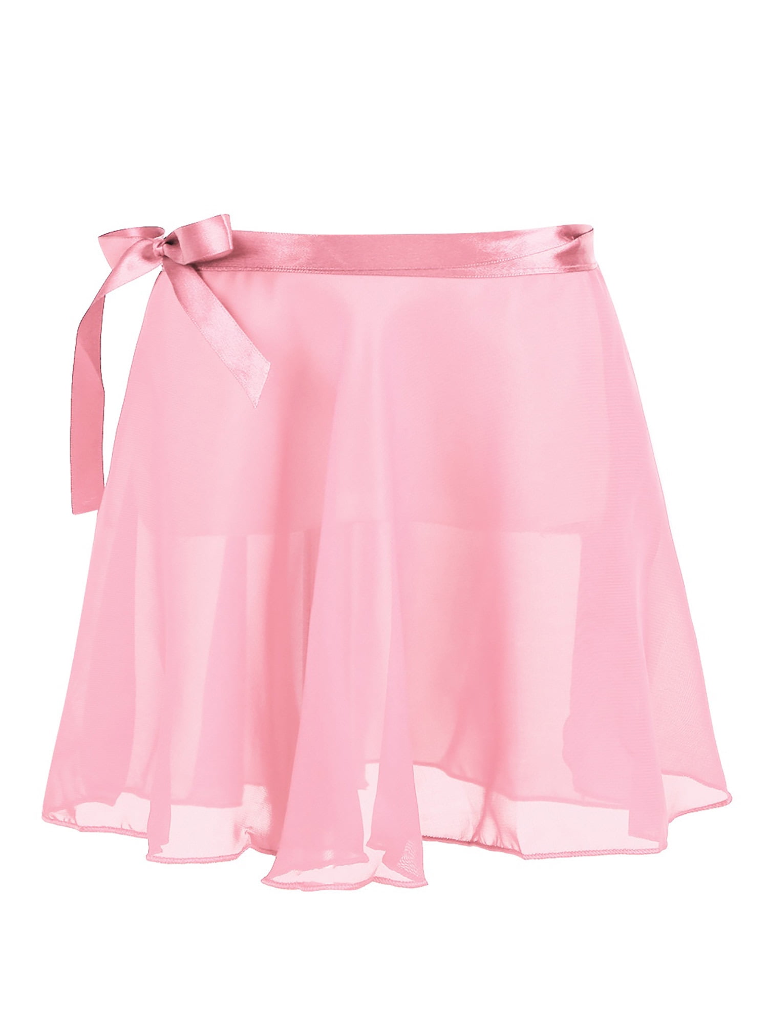CHICTRY Childrens Girls Dance Sport Classics Chiffon Collection Wrap Over Skirt 