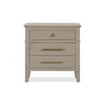 thumbnail image 7 of Modus Furniture Camden Three Drawer Oak Wood Nightstand in Chai, 7 of 7