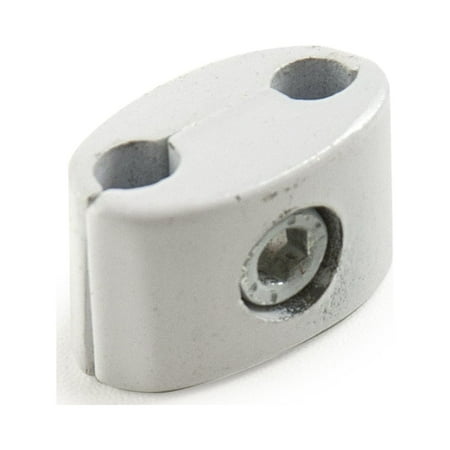 Econoco - CWTE7P25 - White Any Angle Deluxe Grid Panel Connector - Sold in Pack of 25