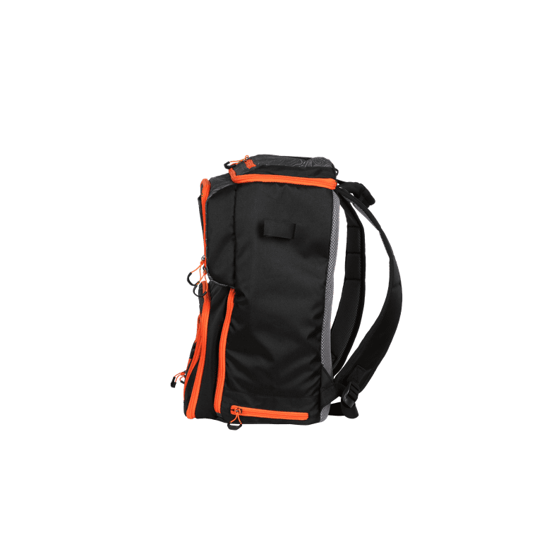 Ozark Trail Elite Fishing Tackle Box Backpack with Bait Cooler, Black,  Polyester 