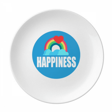

Couple Love Eternal Happiness Plate Decorative Porcelain Salver Tableware Dinner Dish