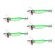thumbnail image 1 of Cebo de calamar de agua salada Sunnimix cebo de anzuelo luminoso 5 piezas Verde Señuelos de pesca de agua salada, 1 of 8