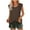 Brown, variant on Mrat Running Tank Tops Women's Cap Sleeve Tops Summer Tank Tops Casual Basic Tees Shirts Loose Blouses Casual Tank Tops for Women S-395 Green S