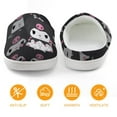 thumbnail image 5 of Kids Slippers Kuromi And My Melody House Slippers Warm Soft Plush Slipper Anti-Slip Winter Fluffy House Shoes for Boys Girls, 5 of 7