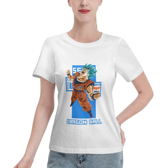 Women's Basic Short Sleeve T-Shirt Super Saiyan