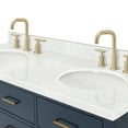 thumbnail image 6 of Ariel W060DCQOVOMNB Hutton 60" Wall Mounted Double Basin Vanity Set - Midnight Blue /, 6 of 7
