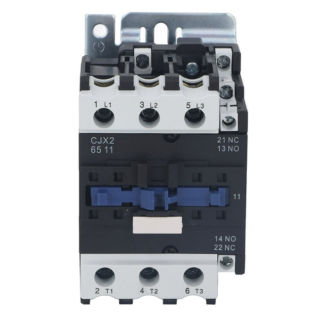 Contactores de CA 65 A 1 NA 1 NC Contactor de potencia eléctrica de 3 polos para conexión de larga distancia que corta el circuito 220 V