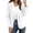 White, variant on Women's Casual Lapel Blazer Long Sleeve Single Button Lightweight Work office Blazer Jacket with Pockets Spring Fall Daily Business Outfit Yellow