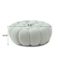 thumbnail image 6 of Sodrens 42.52" Bubble Couch,Modern Upholstered Mesh Fabric Lazy Floor Sofa,3D Honeycomb Shape Bubble Sofa Curved Couch for Living Room,Office,Apartment,No-Assembly(Light Gray,Ottoman), 6 of 9