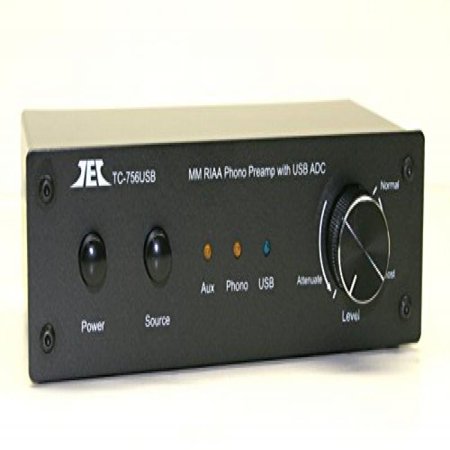 Technolink TC-756USB RIAA Moving Magnet Phono Preamp with AUX Input and USB (Computer)