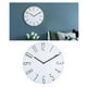 thumbnail image 5 of Reloj de Pared de Plástico Colco 14 Pulgadas Silencioso Elegante Decoración para Hogar Blanco, 5 of 8