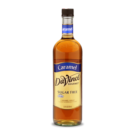 - DaVinci Gourmet Sugar Free Syrup, Caramel, 750ml