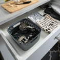 thumbnail image 3 of Simplify Gemstone Plastic Storage Basket Tote, Gray, 3 of 5
