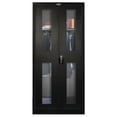 thumbnail image 1 of Hallowell 465C24SVA-ME 400 Series Stationary SV Combination Cabinet, 48W in. x 24D in. x 72H in. , 708 Midnight Ebony, Single Tier, Double Safety-View Door, 1-Wide, Assembled, 1 of 1