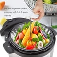 thumbnail image 5 of Steamer Basket, Veggie Steamer Basket for Cooking Stainless Steel Folding Vegetable Steamer Insert with Extending Removable Center Handle Expandable to Fit Various Size Pot(7" to 11"), 5 of 5