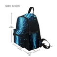thumbnail image 3 of FORMRS Kids School Backpack with Front Zippered Pocket 12" Student Travel Daypack, Blue Tree, 3 of 6