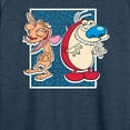 thumbnail image 3 of Ren & Stimpy - Friendly Laughter - Women's Lightweight French Terry Long Sleeve Shirt, 3 of 5