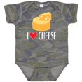 thumbnail image 3 of Inktastic I Love Cheese Funny Cheese Lover Boys or Girls Baby Bodysuit, 3 of 5