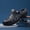 Black Gray, variant on Men’s 2026 Hole-Punch Clogs – Thick Sole Closed-Toe Beach Slides, Summer Outdoor Casual Breathable Slip-On Shoes