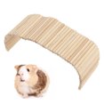 thumbnail image 1 of Pet Pet Hideout Puente de Madera Safle Flexible Túnel de Trepadora Para Mascotas para Conejos Conejillos de Indias Hempherters, 1 of 7