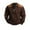 Brown, variant on MuXiKeJi Clothes Men's 3D Printed Half Zip Hoodless Sweatshirt Autumn Winter Pullover Top Fashion Casual Long Sleeve Crew Neck
