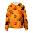 thumbnail image 6 of KPOPLK Hoodies for Teen Girls Long Sleeve Cute Halloween Sweatshirts Hooded Graphic Print Sweatshirt Preppy Clothes Fall Winter Green,Size 4-5 Years, 6 of 6