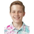 thumbnail image 5 of Birdie Bound Boys Print Performance Golf Polo Shirt with UPF50, Sizes XS-XL, 5 of 5