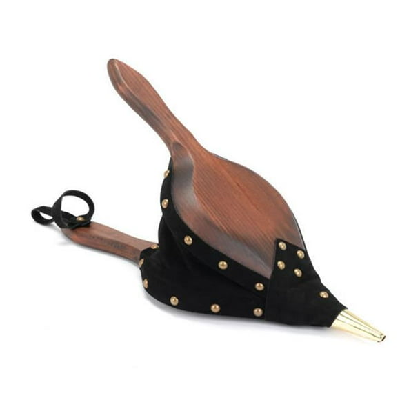 Soufflet de Pin Blanc Américain à Dos Rond&44; Garniture en Cuir&44; 7,5 Po x 21 Po.
