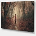 thumbnail image 3 of Design Art - Woman in Frosty Forest, 3 of 4