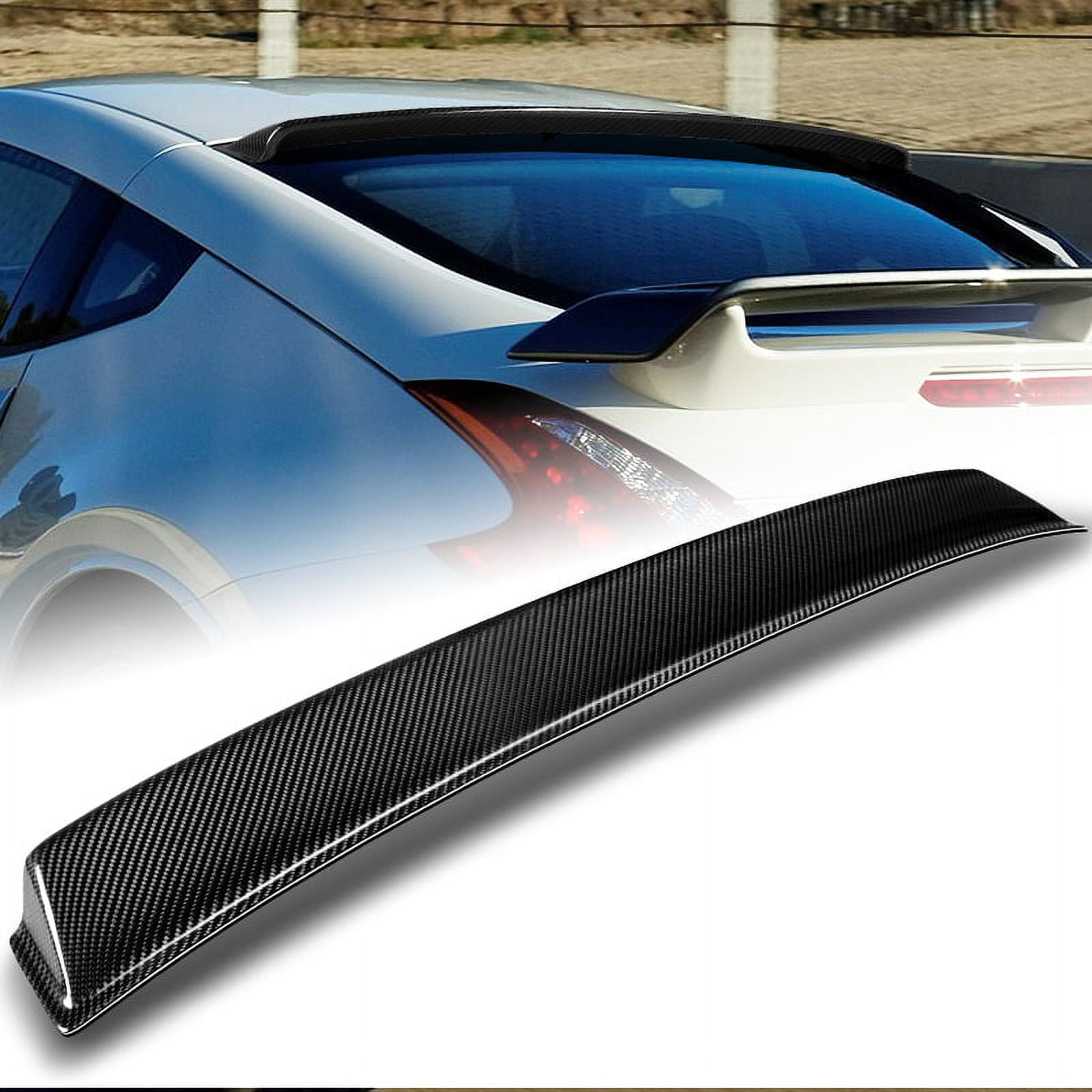 HK5 W-Power ABS Plastic Rear Spoiler Wing – V-Style, Pearl Black, Compatible With 2019-2024 Volkswagen Jetta