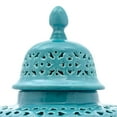 thumbnail image 6 of Red Lantern 25" Carved Temple Jar - Turquoise, 6 of 7
