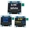 thumbnail image 2 of enqiretly 0.96 Inch OLED LCD Screens Wide Voltage Range 4pin 128x64 Pixel Display Modules Circuit Board DIY Repair Replacement for Arduino White, 2 of 3