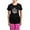 With Pink Pant, variant on CafePress - Queens Are Born In February 29Th Pajamas - Women's Short Sleeve Print T-Shirt and Pants Dark Cotton Pajama Set
