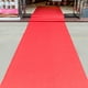 thumbnail image 5 of Alfombra para pasillo de boda, antideslizante, color blanco, para ceremonia, fiesta, escenario, alfombra roja, 5 of 5