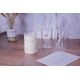 thumbnail image 1 of Lindo vaso para jugo de leche con estampado de fresa transparente resistente al calor de borosilicato con forma de corazón para niña, 1 of 5